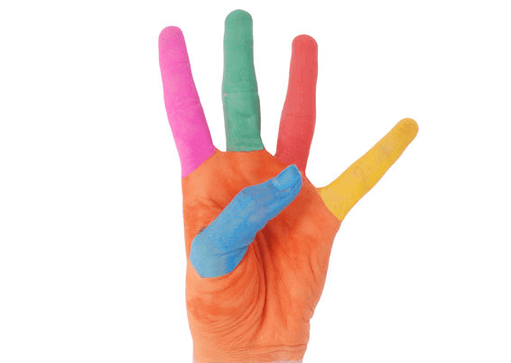What are four finger affirmations?