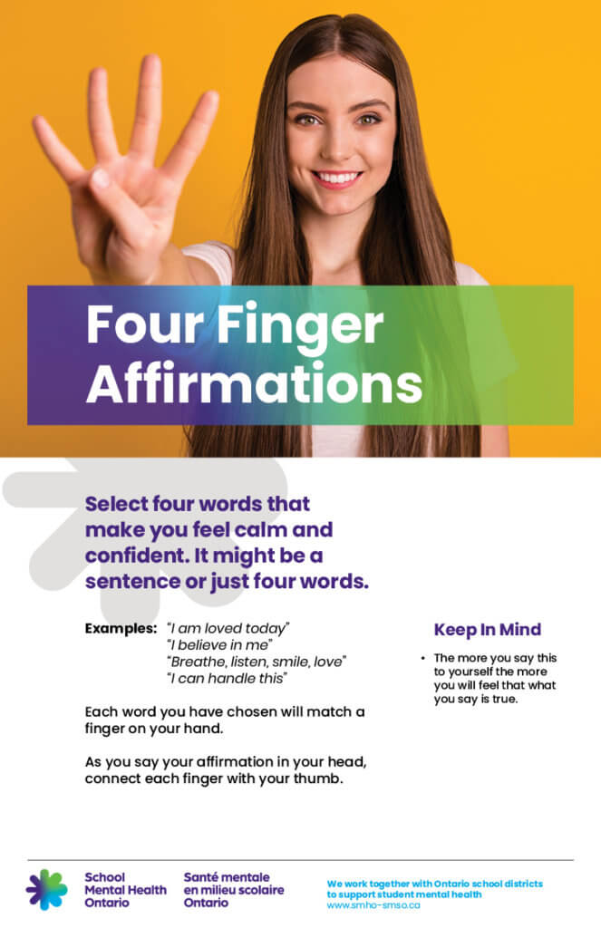 Four Finger Affirmations