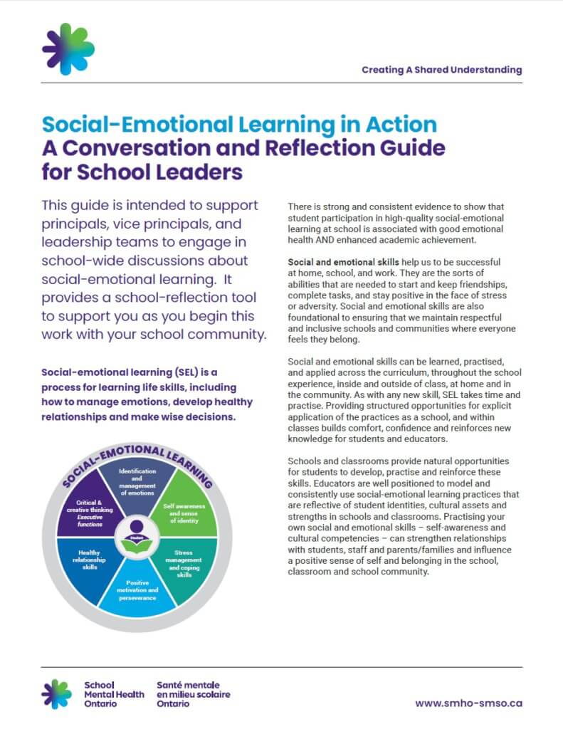 Social-Emotional Learning in Action - A Conversation and Reflection Guide for School Leaders