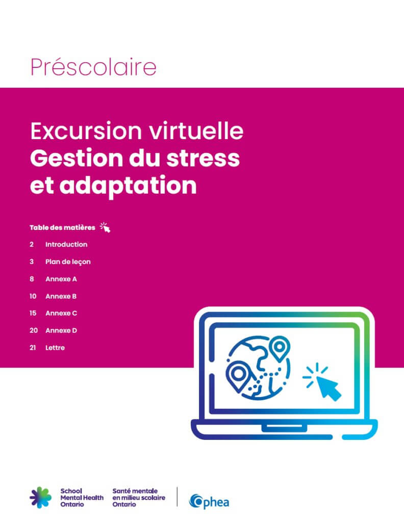 Excursion virtuelle Gestion du stress et adaptation