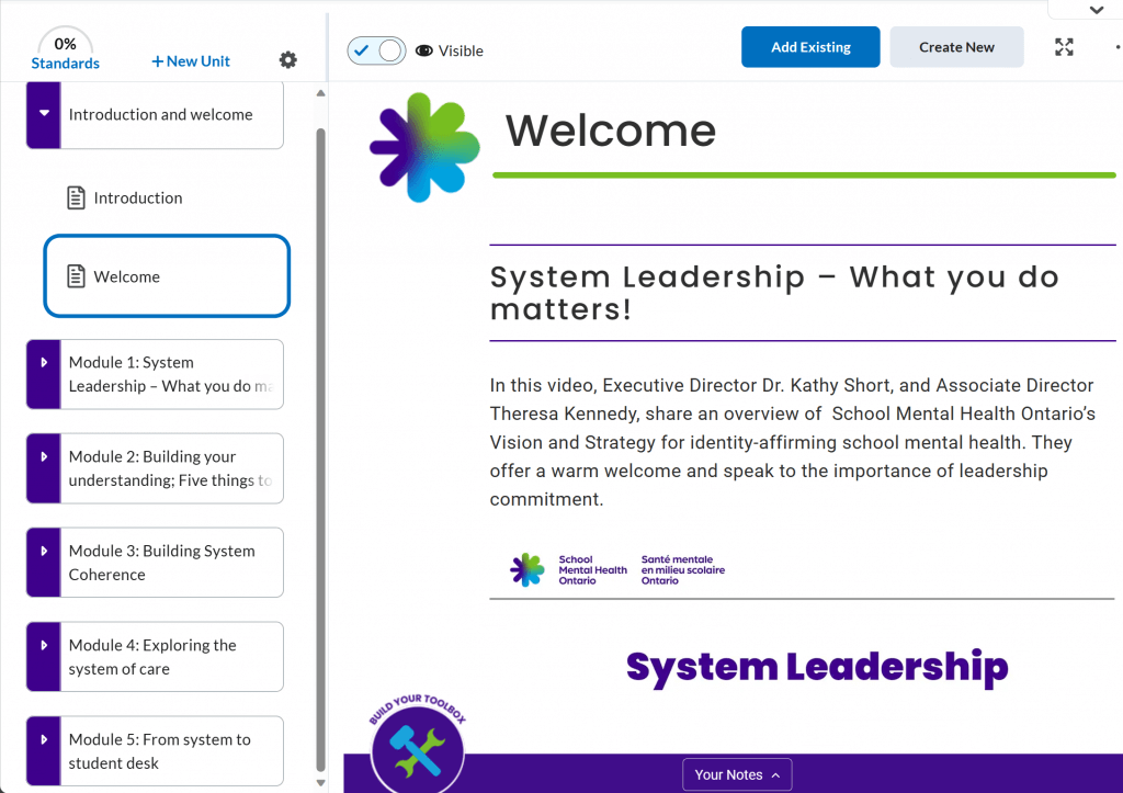 System Leader course