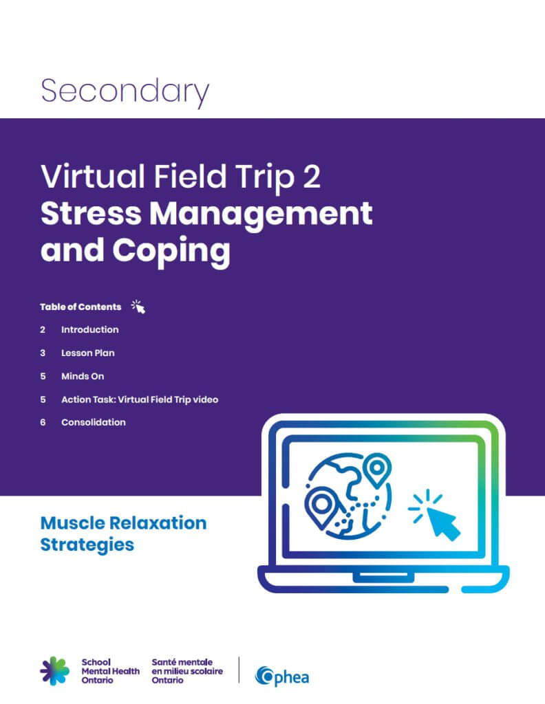 Secondary cover - Virtual Field Trip 2 - Stress Management and coping