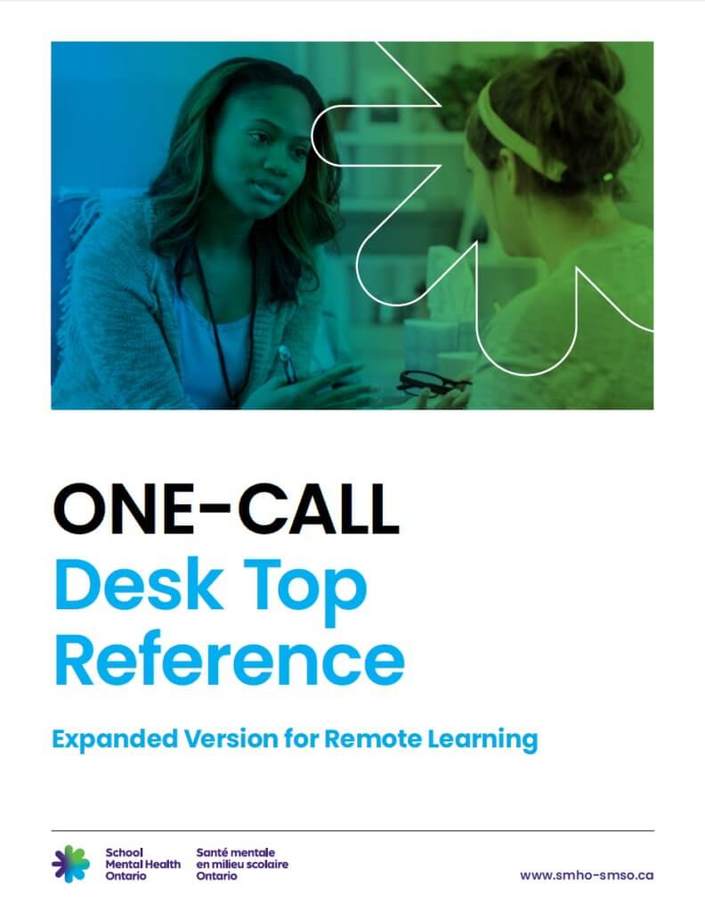ONE-CALL Desk Top Reference Expanded Version for Remote Learners