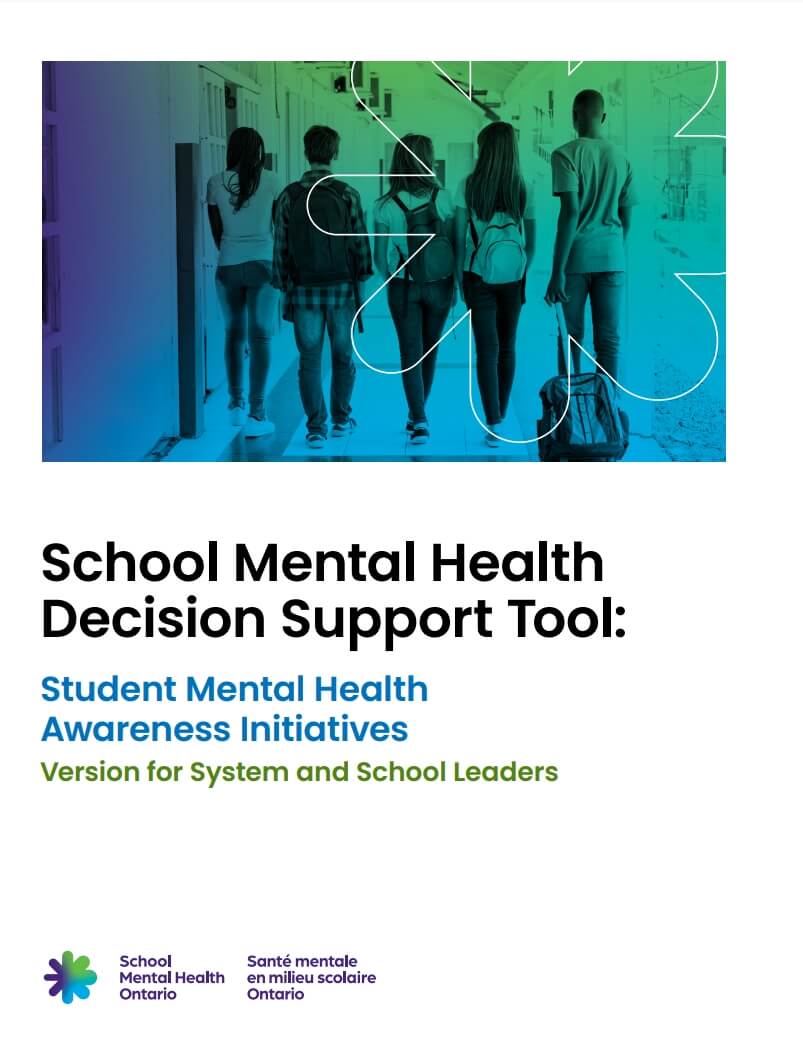 School Mental Health Decision Support Tool Student Mental Health