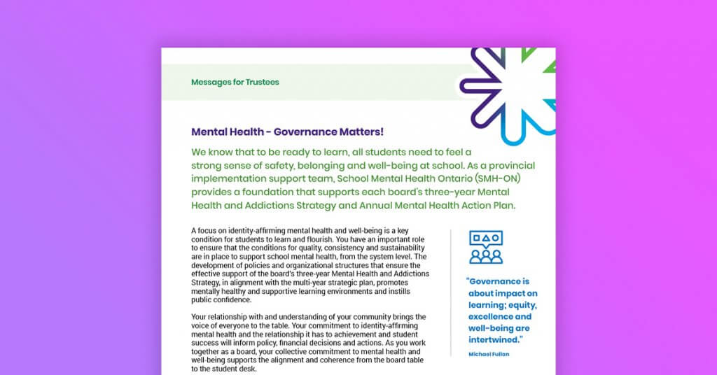 Mental Health Governance Matters