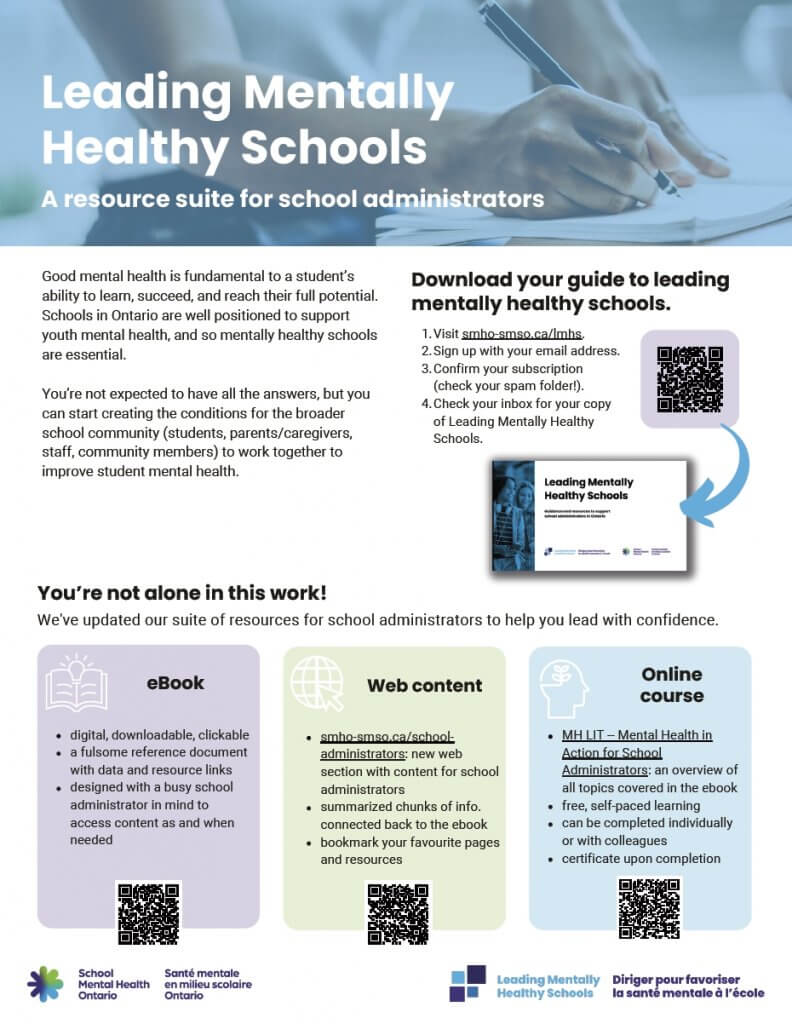 Leading Mentally Healthy Schools - A resource suite for school administrators