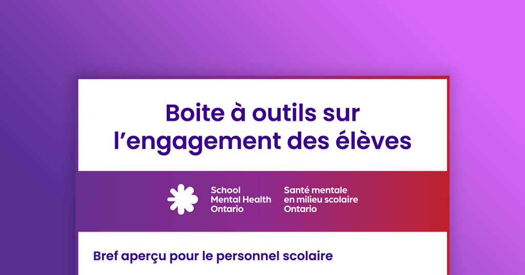 Aperçu pour le personnel scolaire - diapositives