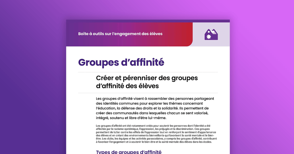 Aperçu pour le personnel scolaire - diapositives