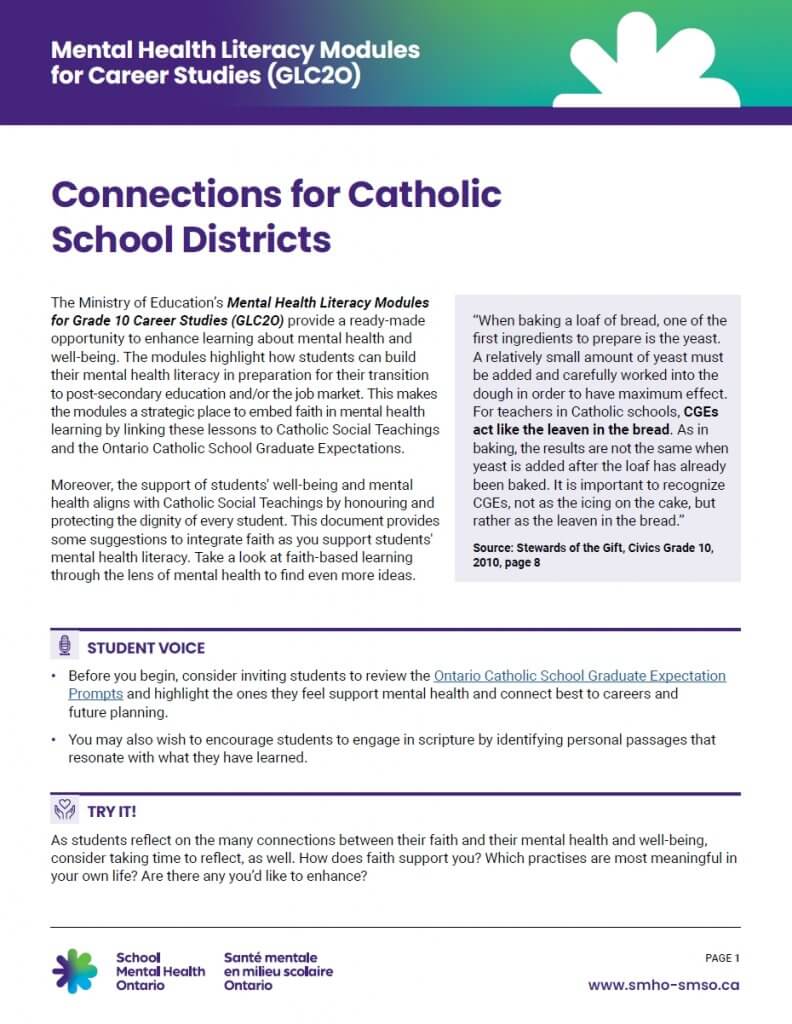 Connections for Catholic School Districts