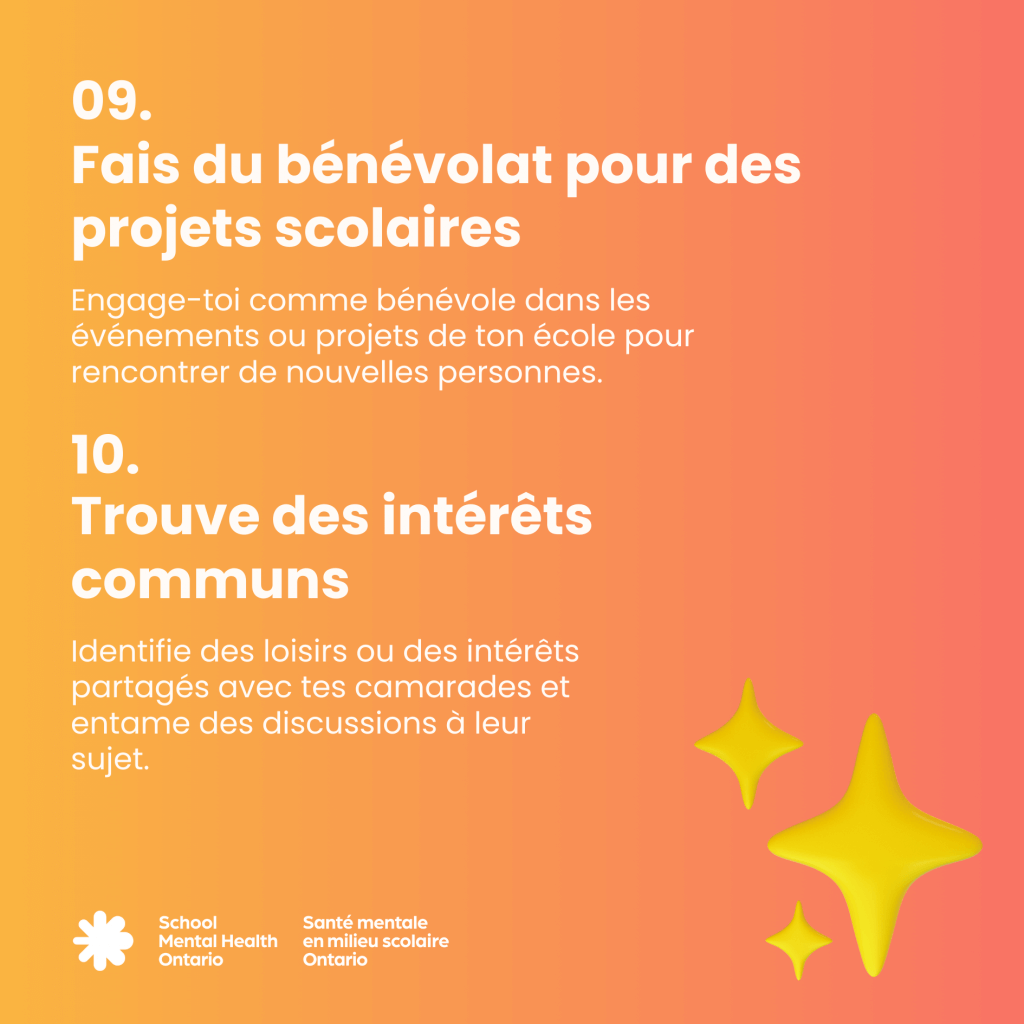 Fais du bénévolat pour des projets scolaires et trouve des intérêts communs - voir la description complète ci-dessous.