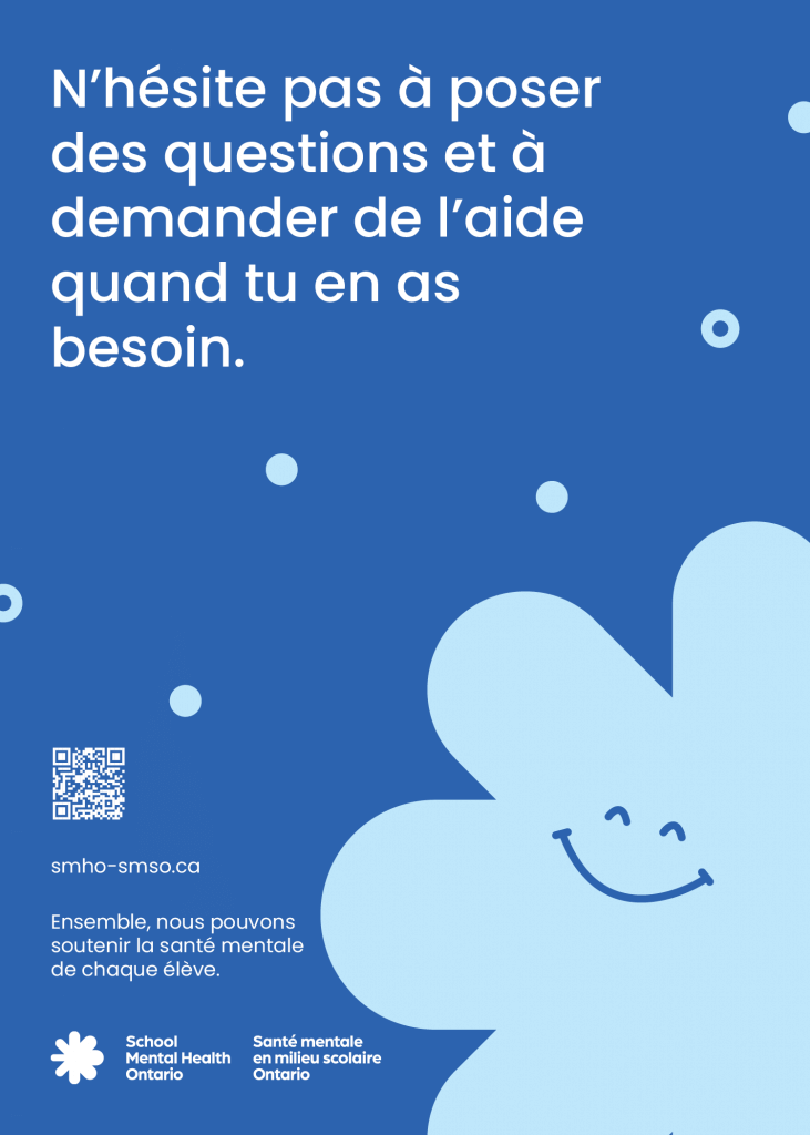 N’hésite pas à poser des questions et à demander de l’aide quand tu en as besoin. 