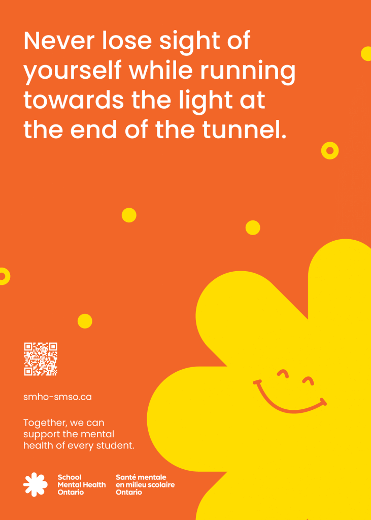 Never lose sight of yourself while running towards the light at the end of the tunnel.