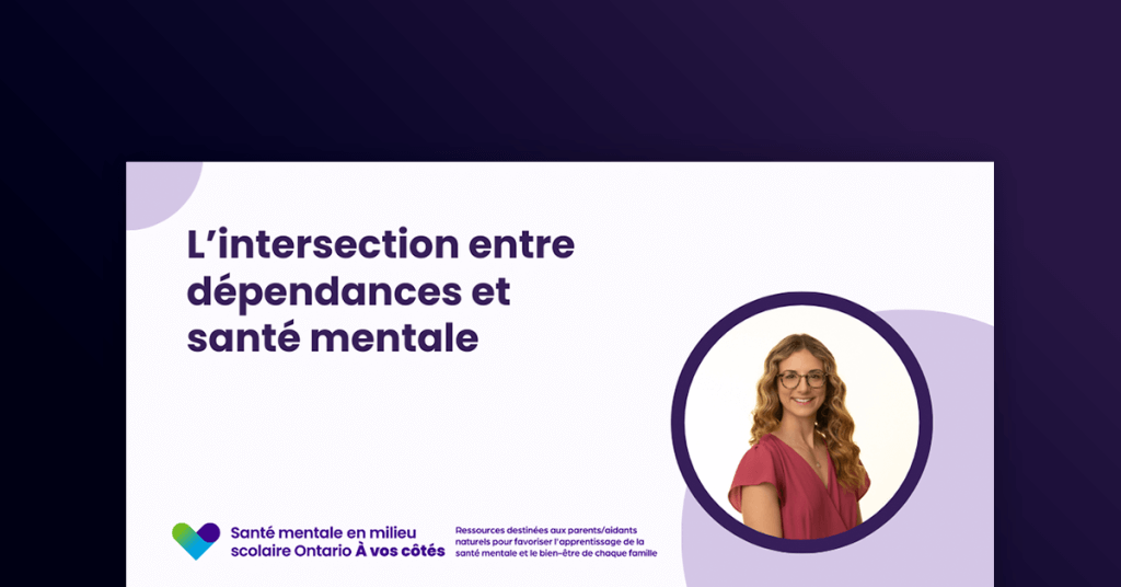 Webinaire – L’intersection entre dépendances et santé mentale