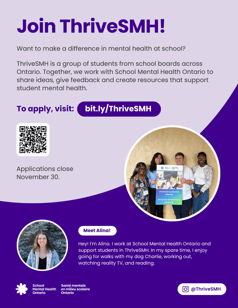 Join ThriveSMH!
