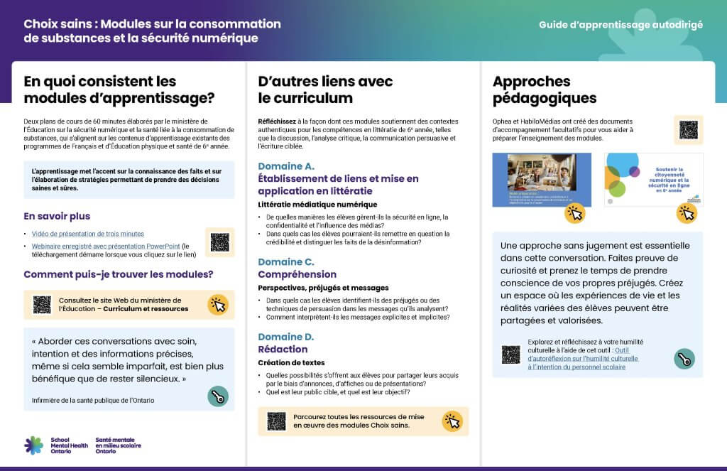 Guide d'apprentissage autodirigé