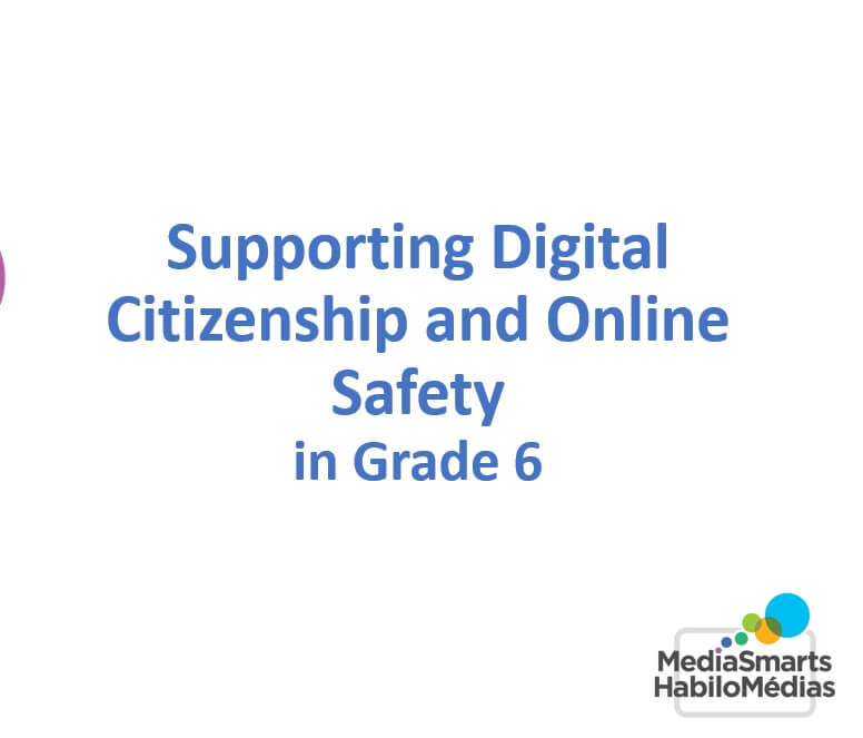 Teaching digital citizenship in grade 6