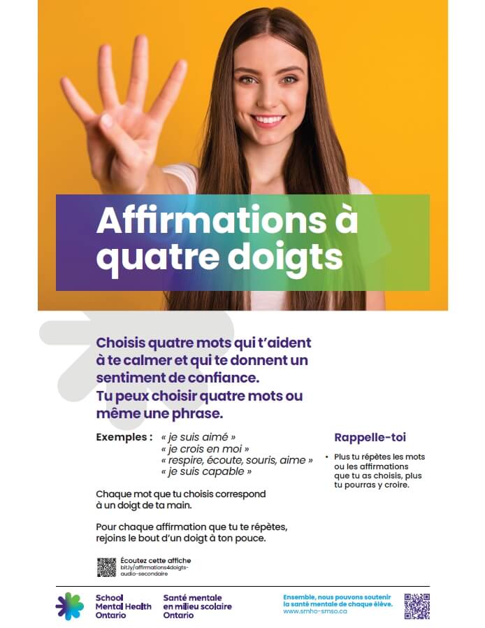 Affirmations à quatre doigts