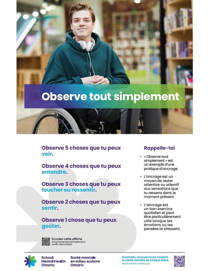 Observe tout simplement