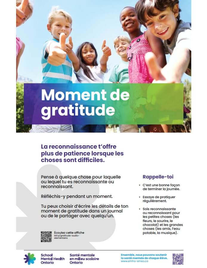 Moment de gratitude