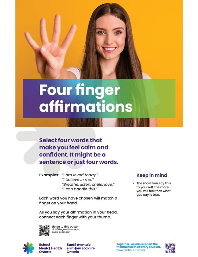 Four Finger Affirmations